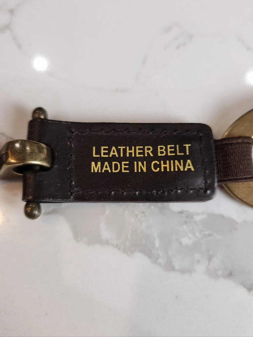 Vintage Lakeshore Drive Accessories Brown Gold Hook Belt Size Small Equestrian